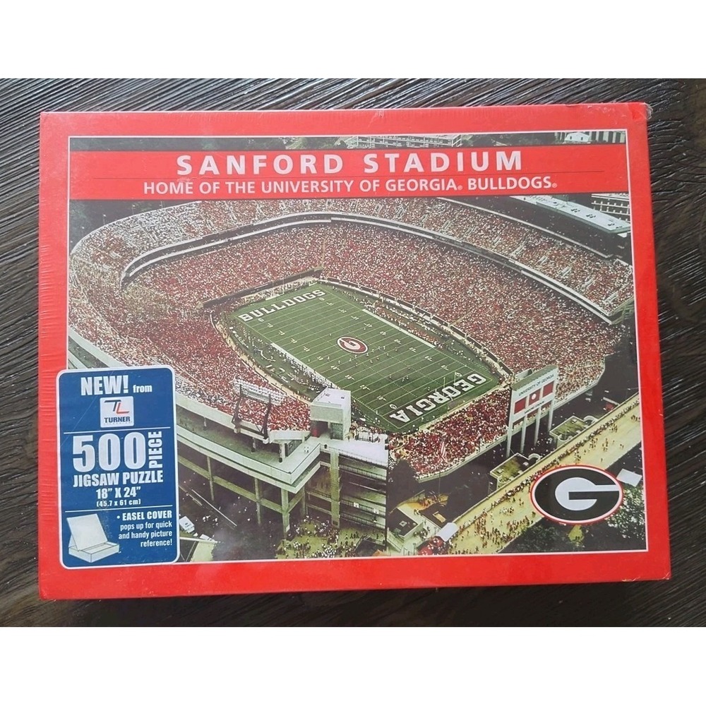 UGA University Georgia Bulldogs 500 Piece Puzzle Sanford Stadium New Sealed
